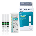 [2026-11월 이후] 로슈 아큐첵 액티브 혈당시험지 50매 1통 : 나우팜 스토어