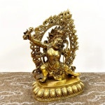 티베트 황동 Mahasthamaprapta 법 수호상 불교 부처님 컬렉션 : 태림 상사