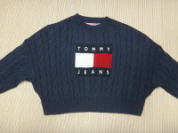 (S사이즈) 타미진 여성 스웨트셔츠 DW0DW14261 : 체리앤블루샵