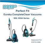 유레카 DCF-24 DCF24 68950과 호환되는 HQRP 2팩 H12 먼지 컵 필터는 955, 955A 시리즈 완전 청소 캐니스터 진공 청소기에 맞습니다 2... 