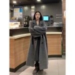 블렌드 싱글 롱 코트 : petitdu01