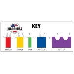 마셜타운 16인치 X 4인치 노치가 있는 트롤 정사각형 1/2 1/2인치 노치 듀라소프트 : 씨유리테일