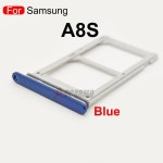 갤럭시 호환 A8s SM G8870 Sim 카드 트레이 슬롯 홀더 교체 부품 용 Aocarmo SIM : 더블랙무역