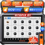 자동차용 오토픽스 D1 ECU 코딩 진단 스캐너 [2년 무료 업데이트],2025 양방향 스캔 도구, 40개 이상 재설정, FCA AutoAuth, 모든 시스템... 