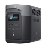 에코플로우 델타 2 맥스 휴대용 발전소, 2048Wh, 가능한 2 6 kWh, 3000 사이클의 LFP 배터리, 80 충전 1시간, 3000W 최대 출력 전력, 가정용... 