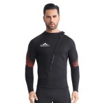 SBART 남성용 스플릿 바디 다이빙 세트 스노클링 서핑 세트 겨울 수영복 보냉 상의 3mm : 오너플래너