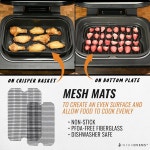 닌자 FG551 푸디 스마트 XL 6-in-1 실내 그릴 에어프라이어, 크리스퍼... 교체, INFRAOVENS의 식기세척기 안전을 위한 재사용 가능 : 베어힐웍스