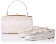 [세비안] 쿠사이 핸드백 세트&lt화장&gt&lt일본제&gt G6756-2 은 : tryNgo