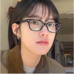 뮤지엄바이비컨 안경 뮤지엄63 씬스퀘어 긱시크 사각 뿔테 하트페어링 지원 안경테 : 블링크 안경