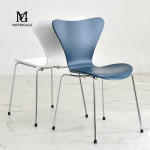 에스세븐체어 미드센츄리 모던 디자인 인테리어 식탁의자 고급형 우드 커피숍 식당의자 : 미스터가구