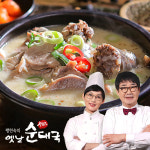 팽현숙 순대국 건더기 2배 2세트(총2kg) 고기만 순대만 순댓국 국밥 맛집 돼지육수 : 로지나 공식스토어