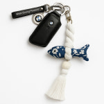 소형 액막이 명태 북어 핸드메이드 패브릭 키링 차량용 행운 부적 감성소품 : The나은디자인