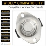 센텍 3387134 건조기 사이클링 온도조절기 바이 - 월풀 켄모어 메이태그 부품에 대한 정확한 적합성 306910, 338134, 338135, 338139... 