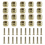 런씨웨이 20PCS BH59 올리브 및 황동 연결 인서트 키트 브레이크 바브(MTB 로드 : 씨유리테일