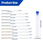 10 PCS 3D 프린터 노즐 청소 키트, 0.15/0.2/0.25/0.3/0.35/0.4/0.5/0.6/0.8/1.0mm 스테인리스 스틸 바늘, 액세서리용 도구 : 더 포커스 온