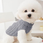 강아지 옷 가벼운 반려동물 패션 니트 스웨터(그레이) : 아롱다롱펫샵