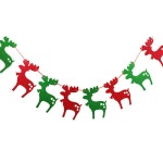 루프라 글로벌이지 DIY 크리스마스 펠트 가랜드 루돌프 크리스마스컨셉 겨울인테리어소품 : 루프라