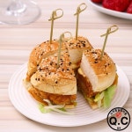 일회용 대나무 타이 매듭 꼬치 끝 칵테일 음식, 과일 픽 포크 스틱, 뷔페 컵케이크 토퍼, 100 개 : 티와이 트레이드