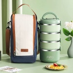 도시락통 소풍 직장인 보온 보온백 케이스 사각 약1 2L 보온보냉 다이어트 배달 리유저블 스몰블루베 17 17 25cm : 셀렉트it