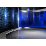 CSFOTO 2.4x2m(8x6.5피트) 스튜디오 배경 뉴스 비디오 콘서트 스크린 일기 장식 라이브 용품 프로그램 인터뷰 화상 회의 사진 디스플레이...