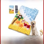 개향기 패드 모이 찾기 먹이 장난감 지능 향상 느린 해바라기 훈련 담요 애완 동물 용품 : 제이케이12.