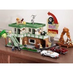 로드트립 모텔 도시 빌딩블록 스트릿 뷰 크리에이티브 건축 모형 F9054모텔+LED조명+전체인쇄 : 마이도몰