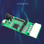 2025 1개 FT4232-4TTL USB에서 4채널 TTL 모듈로 변환기 신형 PC+메탈 UART 시리얼 포트 DC 5V 3.3V : 호상홀딩스