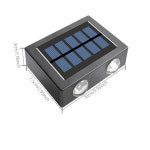 태양램프 태양광 발전 야외 벽등 상하향 빌라 장식 마당 조명 : 조이플레이스몰