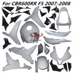 차체 페어링 부품 ABS 사출 플라스틱 CBR600RR F5 2007 CBR1000 CBR 1000 RR 오토바이 미도색 : 패브샵