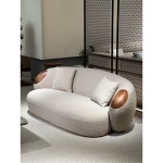 빈티지 패브릭 소파 의자 쇼파 1인용 135x80 애견 사이즈 고양이쇼파 2 2m 소파 우드 : 둘리홈