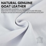 Vgo... 겨울 정원 장갑 염소 가죽 천자 방지 손바닥 및 손가락 끝 GA3651F Whiteunlined Small : 한오담