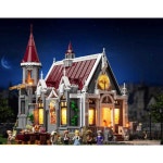 중세 왕실 연회장 빌딩블록 스트릿 뷰 건축 모형 데스크탑 장식 L9071중세왕의연회장+LED조명+전체인쇄 : 마이도몰