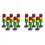 ABZZ-10X LED 신호등 모듈 크리 에이 티브 DIY 미니 3.3-5V Arduino와 호환 가능 : 호상홀딩스
