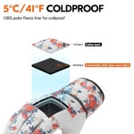 Vgo... 겨울 정원 장갑 염소 가죽 천자 방지 손바닥 및 손가락 끝 GA3651F Whiteunlined Small : 한오담