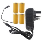 제스카스데이 6V LR14 C 더미 배터리 C 사이즈 배터리 제거기 케이블, LED 경전자 장난감용 4Pcs 1 5V C 배터리 교체 : 상류몰3