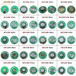 JCD 2PCS 8 옴 0.25W 0.5W 16/32O 혼 스피커 8R 16R 32R 8R 0.25W 21mm : 윰대한