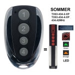 SOMMER 4013 TX03-434-2 차고 문짝 리모컨 MHz 게이트 명령 송신기 오프너 키체인 : 호상홀딩스