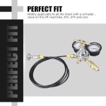 NICECNC 범용 질소 조절기 충격 충전 키트 8 호스 손실 없음 척 G5/8-14 F CGA580 : 더알프레드컴퍼니