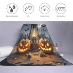 RTSEBVN 목욕 타올 다기능 펌프킨 석탄 오일 램프 프린트 소프트 타월 L사이즈 욕실용 : 바루마켓