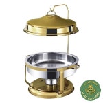 황금 스테인레스 스틸 뷔페로 Hotel Restaurant 가열 용기 단열로 교수형로 : 바잉마켓01