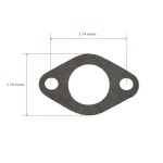 The ROP Shop (4) New Carburetor GASKETS fits Kohler CH25-68712 CH25-68715 K241 K301 K321 K341 : 피프티포네셔널샵