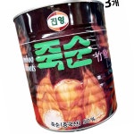 진양 죽순캔 홀 2.8kg 3개 중화용 : 오프피크