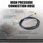 NICECNC 범용 질소 조절기 충격 충전 키트 8 호스 손실 없음 척 G5/8-14 F CGA580 : 더알프레드컴퍼니