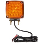 Grote - G5540 양면 램프, 사이드 마커, RH, 빨간색/노란색 : 온다소