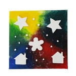 찍기틀로 유화 캔버스 점토 꾸미기 4인 : 주식회사유마켓