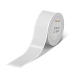 MakeID L1-C 라벨 메이커 테이프 리필, 15 x 35mm(0.59 x 1.38 ), 다이컷 열 적층 라벨 스티커 교체, 방수, 자가 접착 Celeste Blue 9mm... 