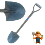 나성아그로 강철 분체도장 철막삽 강철삽 막삽 철삽 삽 농기구 주말농장 : 나성아그로