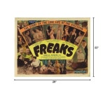 팝 컬처 그래픽 프릭스 포스터 영화 (1932) 하프 시트 스타일 A 22 x 28 인치 - 56cm 72c...