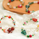 토단(TD) 크리스마스 오너먼트 팔찌 만들기 1인세트 DIY 비즈아트 도안4종중 랜덤발송 원데이클래스 크리스마스만들기행사 : 문구티쳐