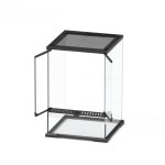 대형 파충류 사육장 이중문 콘스네이크 게코 상자 유리 도마뱀 테라리움 : -정호산업-